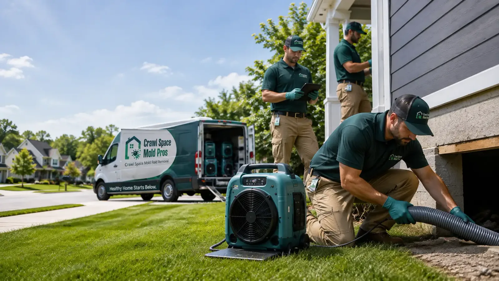 Crawl Space Mold Removal in Madison, WI